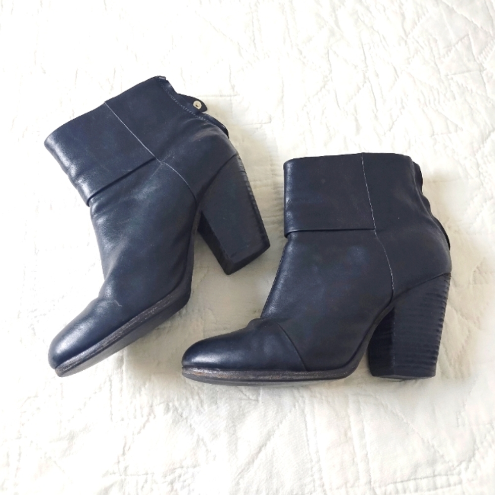 Rag and bone black classic Newbury leather booties